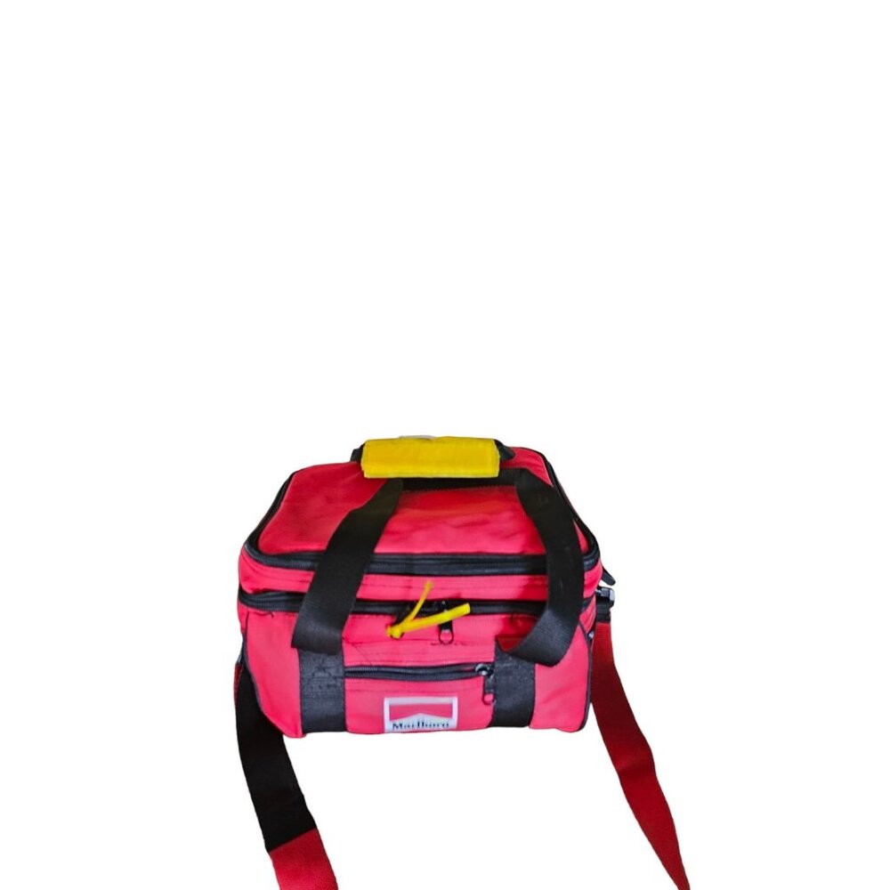 Marlboro Cooler lunch bag‎ 1995 VTG Red double layer